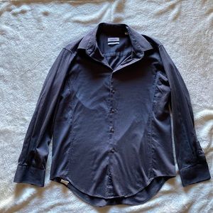 Mens Calvin Klein slim fit stretch dress shirt 16 32/33